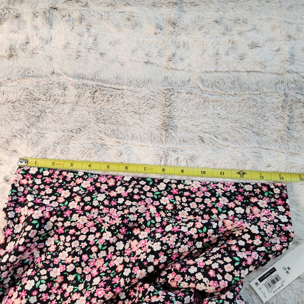 NWT No Boundaries Floral Rayon Maxi Skirt with Slit, Size M - Picture 6 of 8